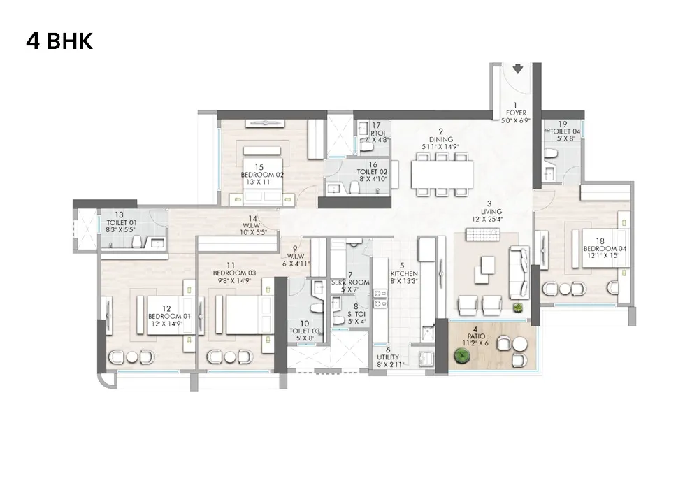 4 BHK